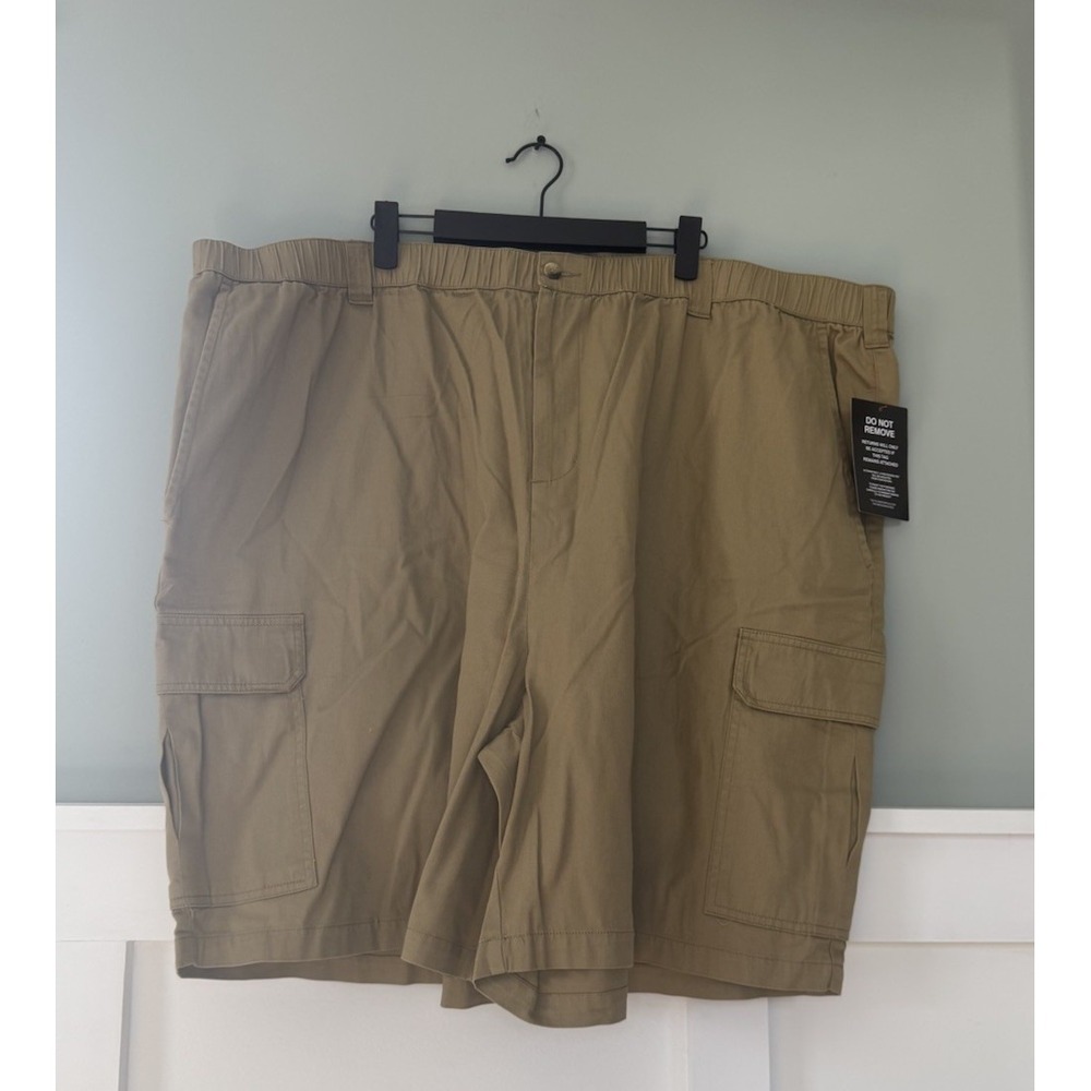Boulder‎ Creek by KingSize Men's Big & Tall Renegade 9" Full Elastic Waist Cargo
